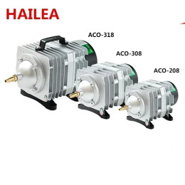Hailea ACO-208 ACO-308 ACO-318 электромагнитный воздушный компрессор портативный аквариум кои пузырь аквариум воздушный насос пруд аэратор