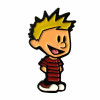 Эмалированная булавка Calvin