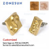 ZONESUN горячее тиснение фольгой, латунная форма, деревянная кожаная бумага, индивидуальная форма для тиснения, сделай сам, дизайн, форма для хлеба, железная форма для нагревательного тиснения
