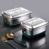 Ланч-бокс Bento из нержавеющей стали 304, портативные сетки для детей, герметичный контейнер для хранения еды, герметичные термокоробки для пикника