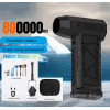 Xiaomi Violent Turbo Fan 800000RPM Бесщеточный двигатель Duster Usb Перезаряжаемый воздуходувка Высокоскоростной цифровой дисплей со светом Новый