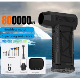 Xiaomi Violent Turbo Fan 800000RPM Бесщеточный двигатель Duster Usb Перезаряжаемый воздуходувка Высокоскоростной цифровой дисплей со светом Новый