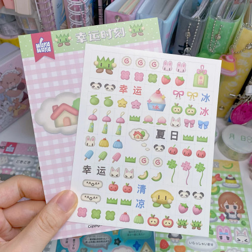 WAKAWAKA наклейка для скрапбукинга Kawaii декоративный материал наклейка DIY телефон для журнала планировщик канцелярские наклейки