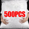 500/10 шт., одноразовые прозрачные крышки для пищевых продуктов, пластиковые обертки, пакеты для хранения свежих продуктов для домашней кухни, эластичная крышка для чаши