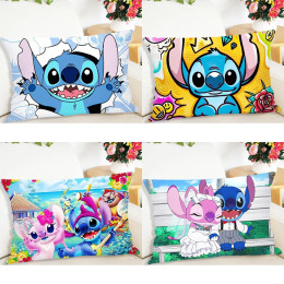 Kawaii Stitch Anqi наволочка спальня украшение дома кровать наволочка гостиная диван наволочка 30x50 40x60 50x70 см