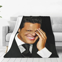 Фланелевое одеяло Luis Miguel, качественное супер теплое одеяло с мексиканской улыбкой для певицы, зимнее дорожное новое покрывало для спальни