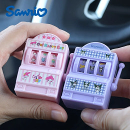 Игровая консоль Sanrio Hello Kitty, машина для фруктов Kuromi Cinnamoroll, мини-ручной проигрыватель, детская развивающая игрушка