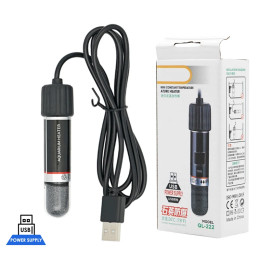 USB Мини-аквариумный нагревательный стержень для мелких рыбных аквариумов 26. ° C Аквариумный нагреватель с постоянной температурой, погружной термостат, нагреватель 10 Вт