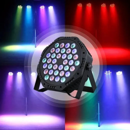 Светодиодная RGB-лампа для дискотеки, с эффектом стробоскопа