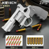 ZP5 Repetition Revolver Jouet Coquille Balle Molle Zaporsemi-автоматический Enfants Garçon ZP-5 357 Modele Sa булочек