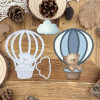 Новый узор 2025, металлические штампы для резки DIY, скрапбукинг, фото, воздушный шар, медведь, ремесла, украшения, подарки ручной работы и т. д.