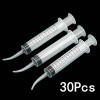 30 шт. локтевые шприцы для кормления птиц, медицинская кормушка, 12 мл, пластиковый шприц, безыгольный шприц, оптовая продажа, кормление голубя