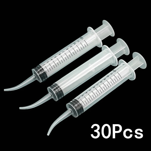 30 шт. локтевые шприцы для кормления птиц, медицинская кормушка, 12 мл, пластиковый шприц, безыгольный шприц, оптовая продажа, кормление голубя