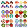 SDOYUNO Punch Needle Coaster Kit Food Easy DIY Punch Needle Набор для вышивания для начинающих Набор для вышивки крестом Украшение дома