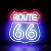 Неоновая вывеска Historic Route 66, Неоновые огни Home Art Man Cave, для спальни, домашнего офиса, отеля, кафе, комнаты отдыха, Настенный декор