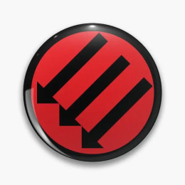Мягкая Металлическая Булавка Antifa с 3 стрелками спереди, Ювелирное Украшение для любимой одежды, Милая брошь, модный значок, подарок, мультяшный креативный головной убор
