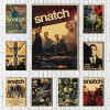 Настенный плакат из крафт-бумаги Snatch, классический фильм, простой принт, домашняя декоративная картина