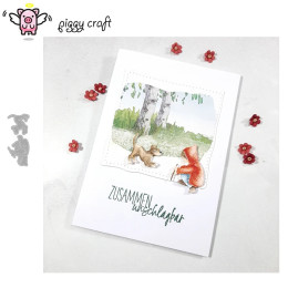 Piggy Craft металлические штампы для резки, форма для детей и собак, скрапбук, нож для рукоделия, форма, лезвие, трафареты, штампы