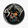 Scott Pilgrim с басом - комиксы (прозрачные) пуговицы, броши, ювелирный аксессуар, брошь на заказ, модные значки на лацканах