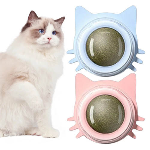 Настенные игрушки из кошачьей мяты, вращающийся шарик из кошачьей мяты, игрушки для кошек, жевательные игрушки для котят, игрушка для чистки зубов, игрушка для кошек в помещении