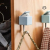 1 шт., настенные крючки для кошек, держатель для ключей, дверной подвесной пластиковый самоклеящийся крючок для вешалки для комнаты, домашний декор, не повреждает поверхность стены