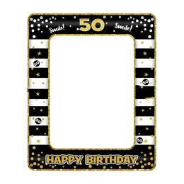 Черная надувная фоторамка на 50-летие, воздушные шары Cheer 50, воздушный шар с улыбкой, декор для вечеринки в честь Дня Рождения, дети и взрослые 50, баллон