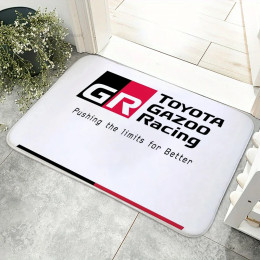 1 шт. GR GAZOO RACING JDM автомобильный напольный коврик, нескользящий напольный коврик для кухни, спальни, ворсовый коврик ручной работы, ковер для гостиной