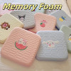 Удобная Шелковая подушка с эффектом памяти для сидений Kuromi My Melody Cinnamoroll, высокое качество, моющаяся
