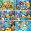 Пузырьки мультфильмов Guppies тема Детский День Рождения фотография подводный мир рыба ребенок день рождения фотография баннер