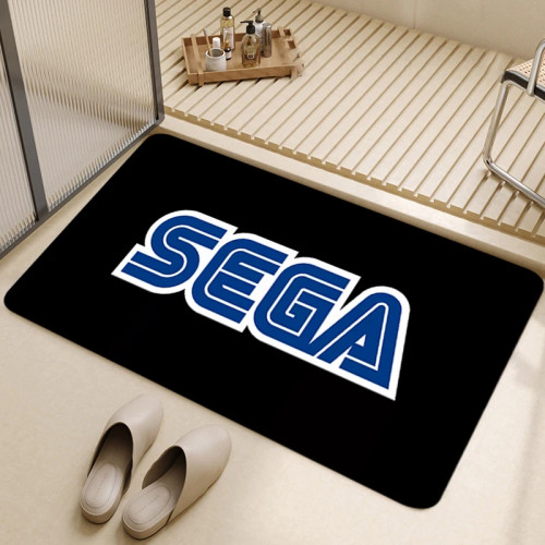 Прикроватный коврик для ног, приветственный напольный коврик для прихожей, SEGA, ванная комната, ковер для кухни, водопоглощающие коврики, пушистое украшение для дома