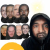 Новая маска Kanye с 3D принтом, эластичная сетчатая маска для всего лица для мужчин и женщин, головные уборы для косплея, модная Балаклава в стиле хип-хоп, шляпа с капюшоном, головной убор