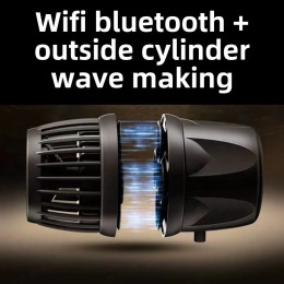 Jecod Jebao Aquarium Wave Maker Насос DMP-10M 20M 30M 40M Управление через приложение Wi-Fi и Bluetooth Подходит для морского и пресноводного аквариума