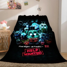 Зимние одеяла для дивана A-Five A-Nights at A-Freddy ́, постельное белье из микрофибры, теплая кровать, флисовые декоративные пушистые мягкие одеяла для дивана