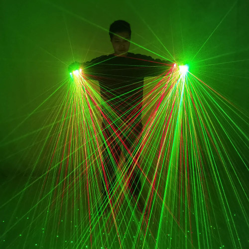 Sky Star RG Лазерные перчатки Лазерная варежка Ray Glove Rave LED Flash Finger Palm Light Dress Up Светодиодный костюм робота