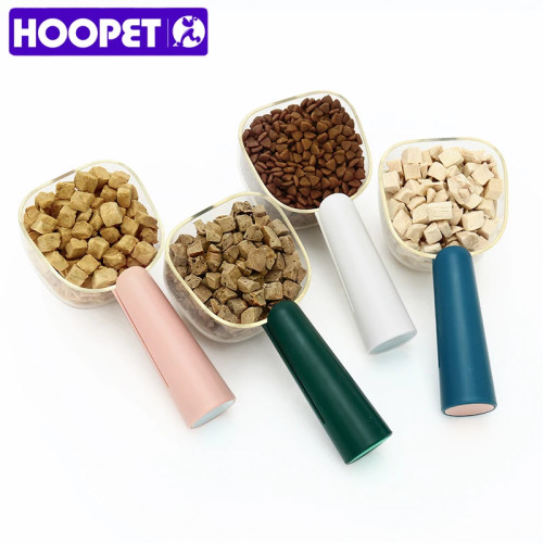 Ложка HOOPET с зажимом, многофункциональная, для кормления кошек и собак, с зажимом, изогнутый дизайн