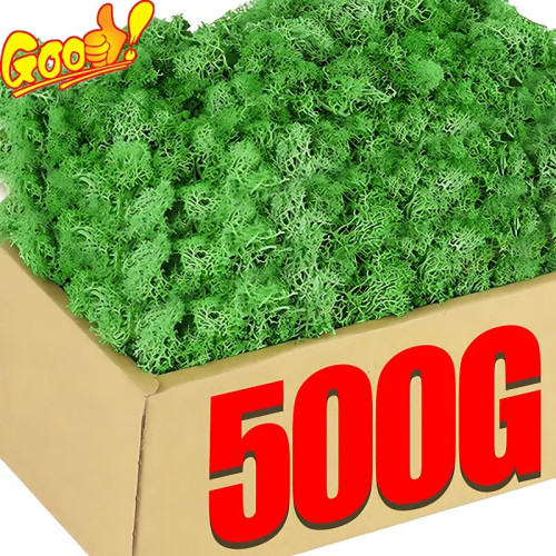 500/30 г искусственные зеленые растения, вечный мх, жизненная трава, мини-пейзаж, сад, домашний декор, искусственная трава, поделки своими руками