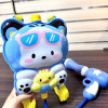 Детский рюкзак Sanrio Kuromi, водяной пистолет, тянущий большой радиус действия, большой вместительности, летний водный боевой артефакт, подарок на день защиты детей