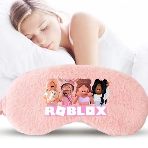 Roblox Маска для сна с повязкой на глаза Мягкие плюшевые маски для глаз Плюшевая маска для глаз Повязка на глаз для сна Здоровье Покрытие для глаз Рождественский подарок