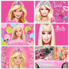 Фон для вечеринки BarbIEe, розовый фон для фотосъемки, гламурная девушка, дамы, день рождения, баннер, украшение для торта, стола, украшение