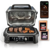 OG951 Woodfire Pro Connect Премиум XL Открытый гриль и курильщик, Bluetooth, поддержка приложения, Master Grill 7-в-1, курильщик для барбекю
