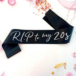 Пояс для похорон RIP to My 20s для молодежи на 30-й день рождения, девушка королева грязный тридцать и сказочное украшение для вечеринки, подарок, фотореквизит