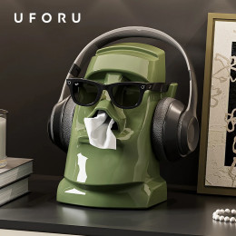 UFORU Настольный ящик для хранения очков, стеллаж для хранения наушников, офисный органайзер, стол, студенческий общежитие, журнальный столик, коробка для бумажных салфеток