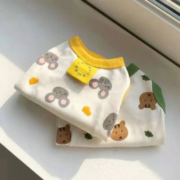 Симпатичная мультяшная мышь, собака, Летний жилет, кошка, на весну и лето, тонкий стиль, маленькая и средняя собака, двухногая Одежда для кошек и домашних животных