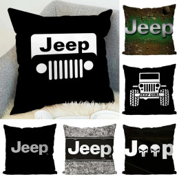 Наволочка на тему автомобиля Jeep, индивидуальная трендовая автомобильная подушка, креативная брендовая декоративная подушка для дивана
