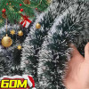 60/2 м Рождественские зеленые ленты-тростины, гирлянда, цветочные ленты, украшения для рождественской елки, венок, подвесной кулон, украшение для свадебной вечеринки