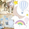18/24/36 дюймов Луна Звезда КТ доска солнце Радуга Baby Shower дети 1-й День рождения фон фото реквизит картон вырез украшение