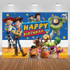 Disney Toy Story Базз Лайтер Вуди фон для фото для мальчиков и детей, украшения для дня рождения, домашний декор для стен, плакат, баннер