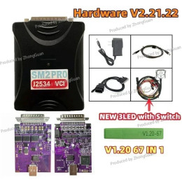 SM 2 Pro J2534 VCI ECU Programmer Инструмент для чтения и записи ECU