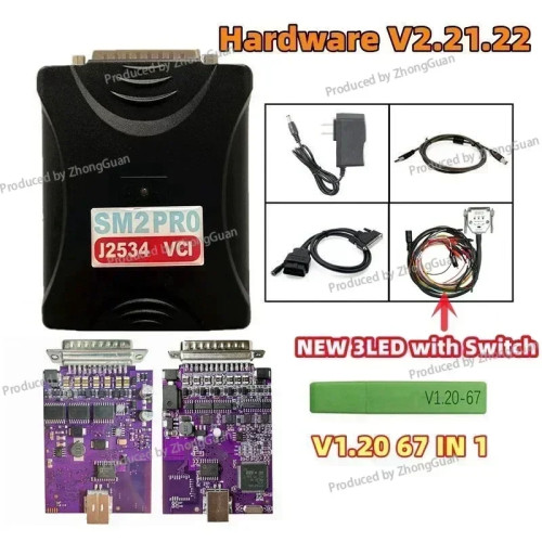 SM 2 Pro J2534 VCI ECU Programmer Инструмент для чтения и записи ECU