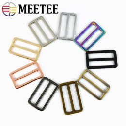 5-30 шт., 38 мм, ремешок для сумки Meetee, металлические кольцевые пряжки, лямки, трехскользящая застежка-слайдер, регулировочные крючки для рюкзака, аксессуары для фурнитуры «сделай сам»